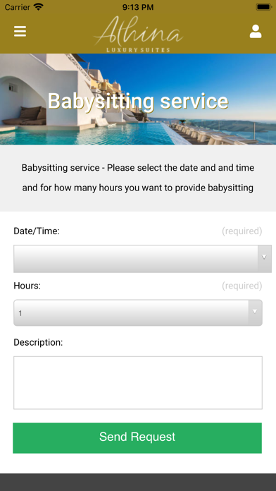 Athina Luxury Suites Screenshot