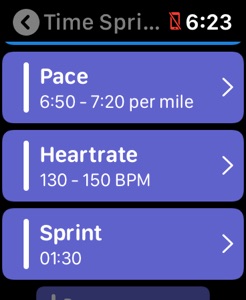Sprint-o-Mat screenshot #4 for Apple Watch