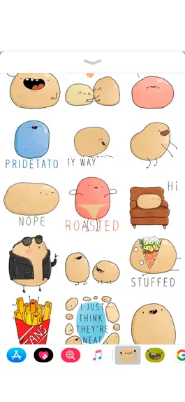 Game screenshot Potato Sticker Pack apk