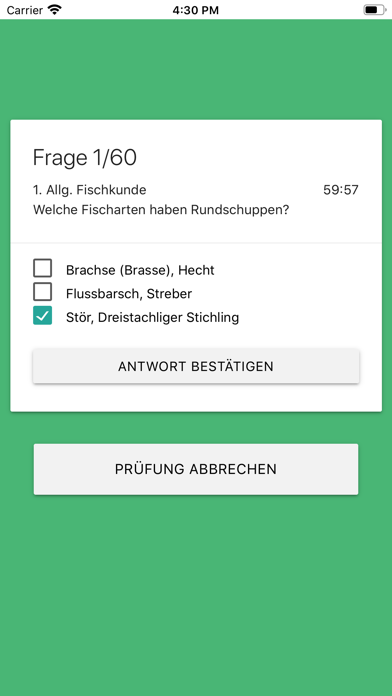 Fischerprüfung Baden-W. 2022 Screenshot
