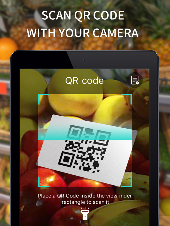 QR Code Reader-Barcode Scan iPad screenshot 1 - Utilities app