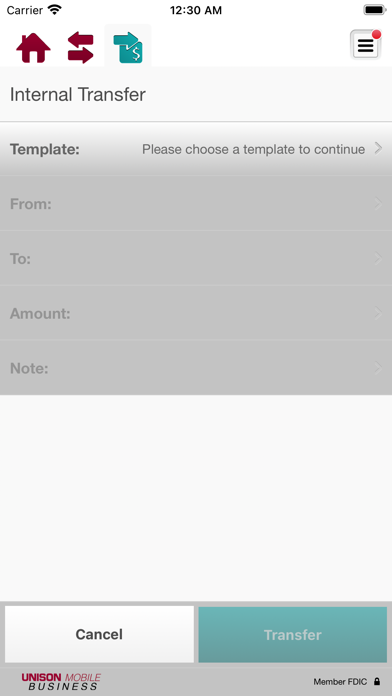 Unison Business Screenshot