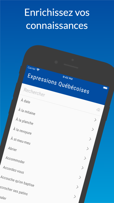 Screenshot #1 pour Expressions Québécoises
