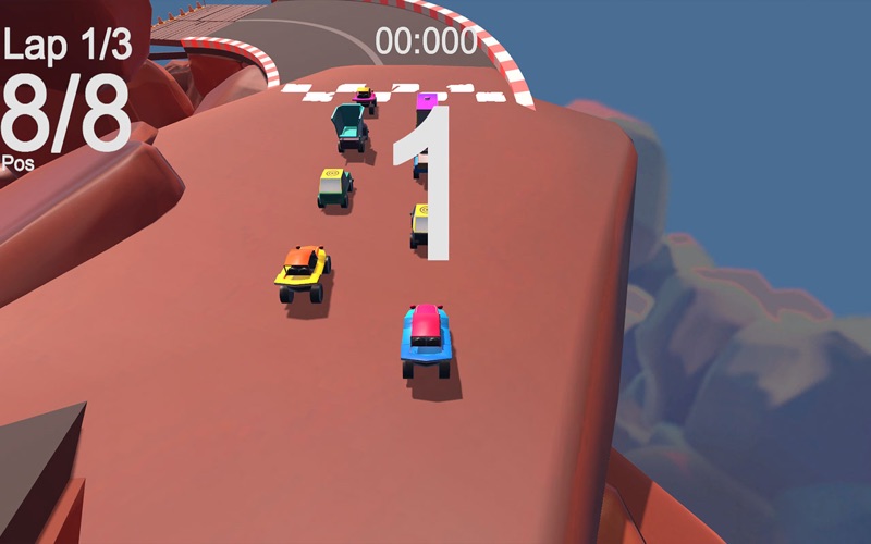 Car Race - Mini Desert Tracks Screenshot
