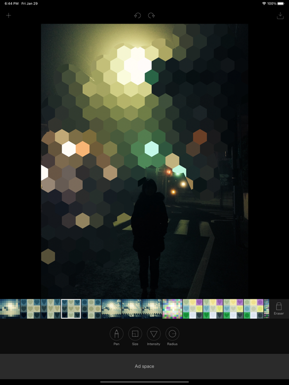 Mosaicer - Easy mosaic iPad screenshot 4 - Photo & Video app