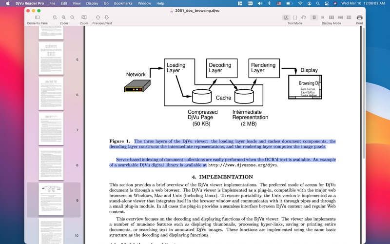 Screenshot #1 pour DjVu Reader Pro