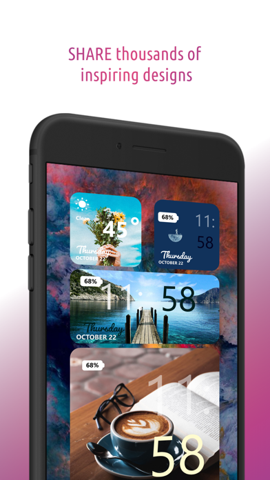 Screenshot #3 pour Widget 360 : Coloré Theme Icon