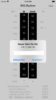 rvg-rechner iphone screenshot 4