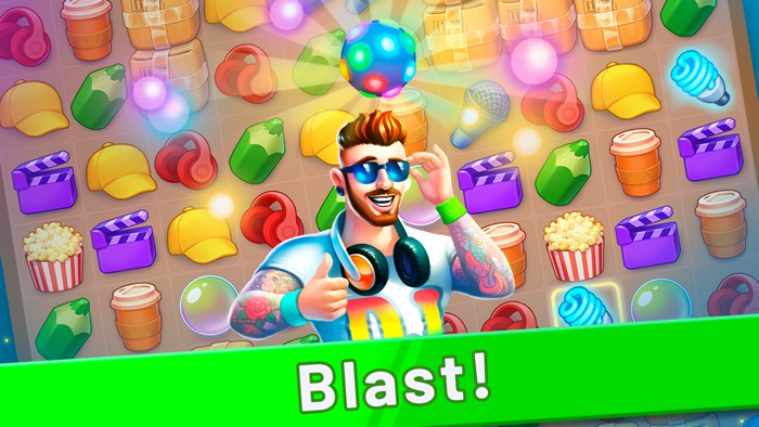 TV Show design and match 3 game