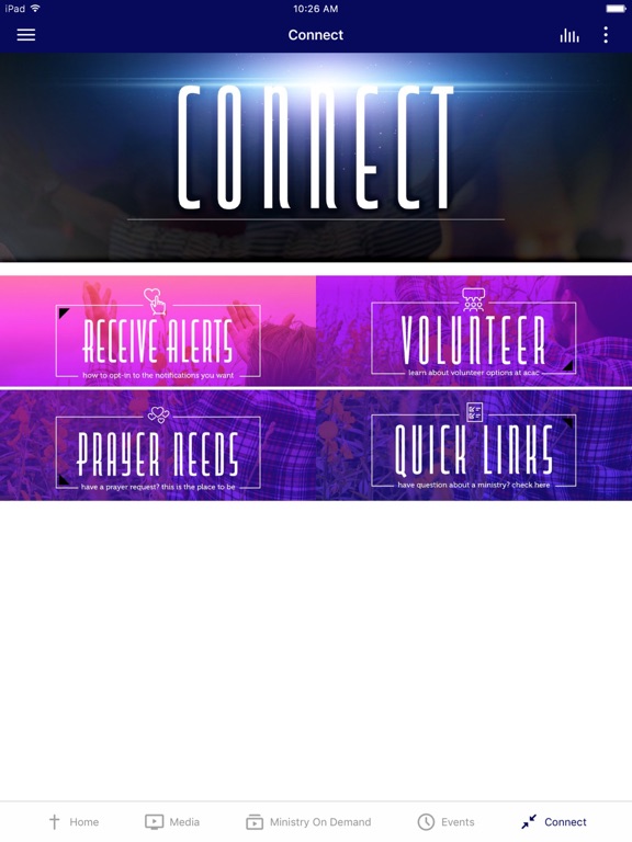 Screenshot #6 pour ACAC Church App
