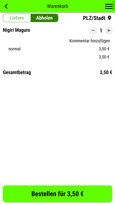 Wasabi Sushi Offenbach Screenshot