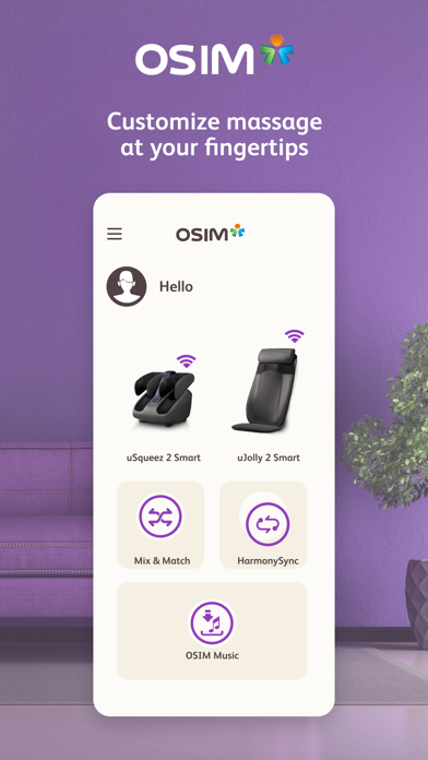 OSIM Smart DIY Massage Chair Screenshot