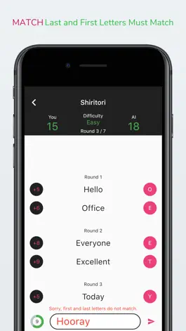 Game screenshot Shiritori: A Word Game hack