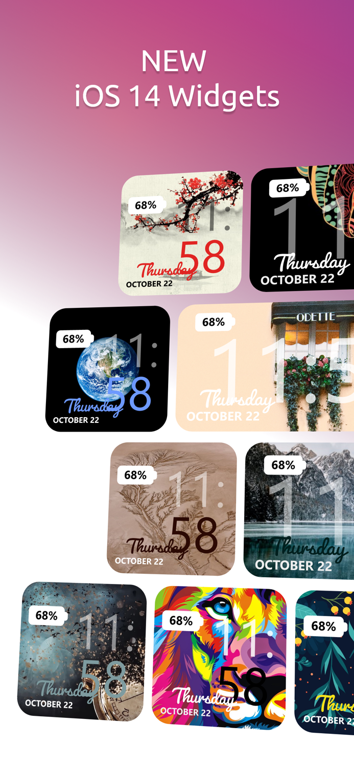 Widgets 360  Color Theme Icon