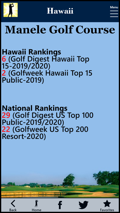 GolfDay Hawaii Screenshot