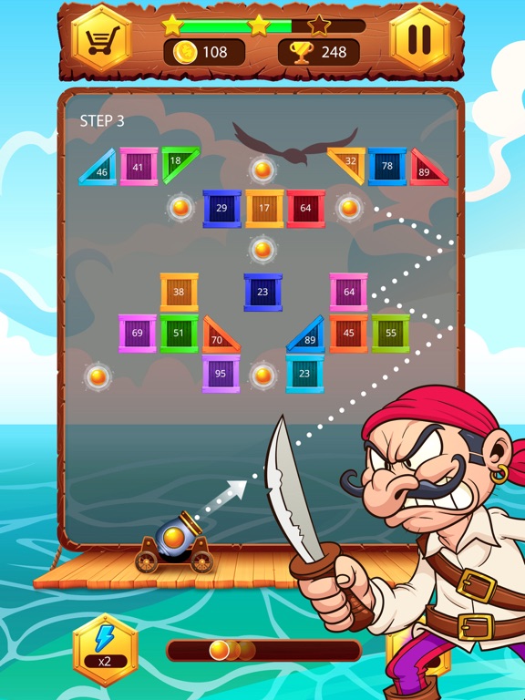 Screenshot #5 pour Pirate Bricks Breaker