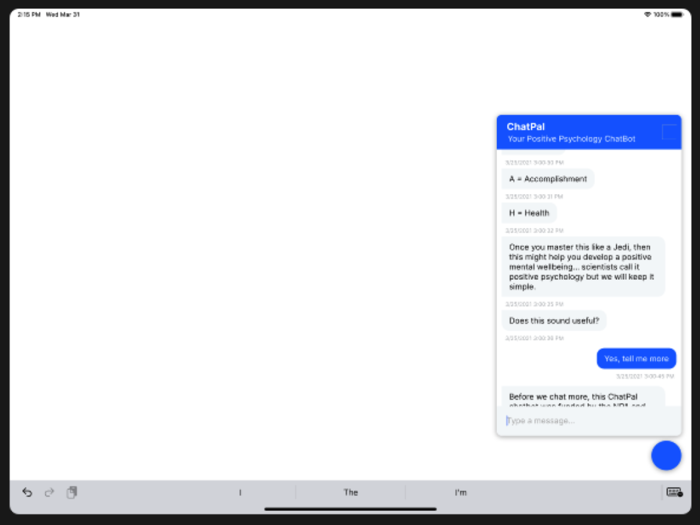 ChatPal Psychology ChatBot