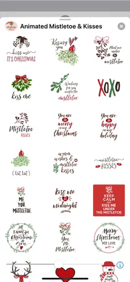 Game screenshot Animated Mistletoe & Kisses hack