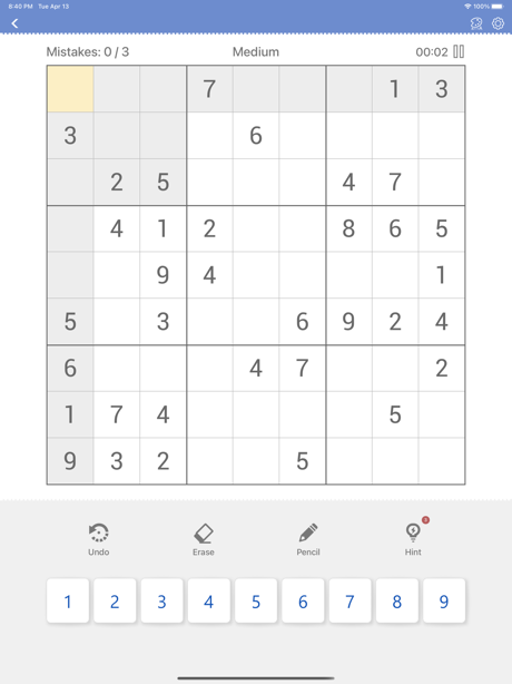 Hacks for Sudoku