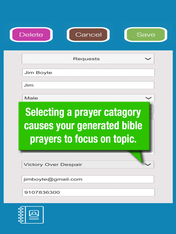 Praying iPad screenshot 4 - Utilities app