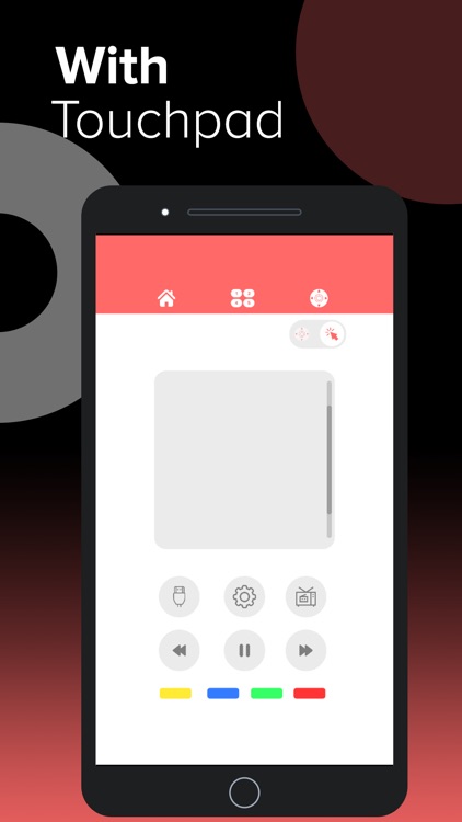 TV RemoteControl with Touchpad