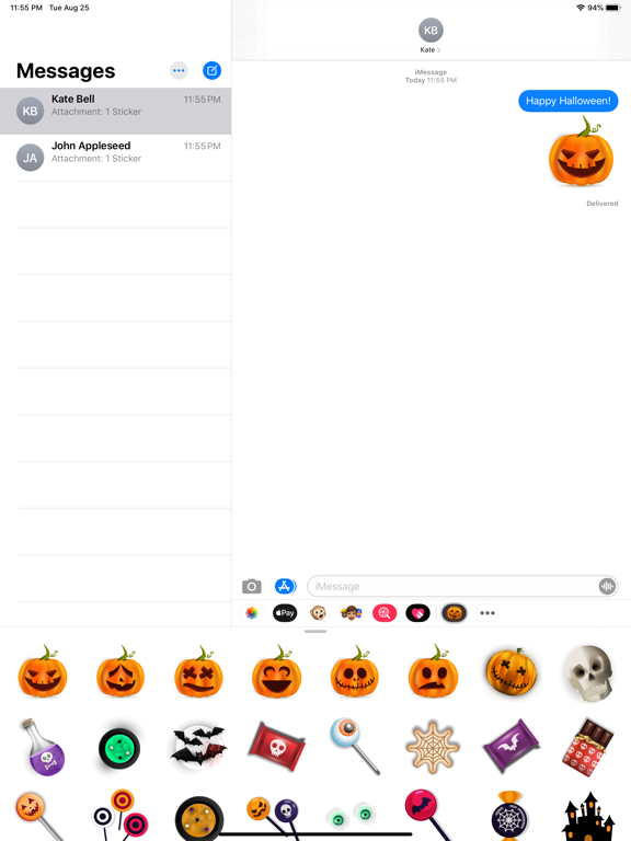 Screenshot #4 pour Halloween Trick Stickers