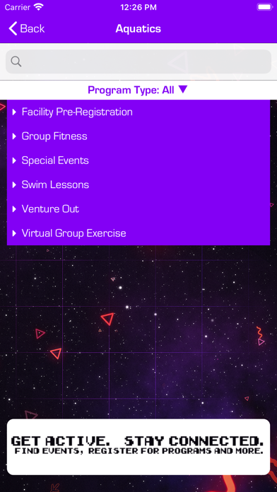Virginia Tech Rec Sports Screenshot