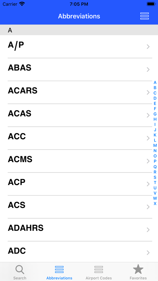 #2. Aviation Acronyms (iOS) 由: Adam Birdsall