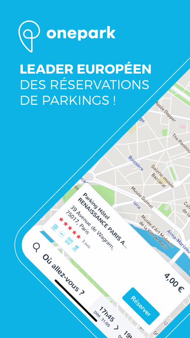 Screenshot #1 pour Onepark, Réservez un parking !