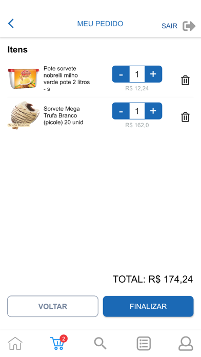 Polina Alimentos Screenshot