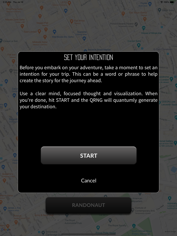 Randonaut Location Generator