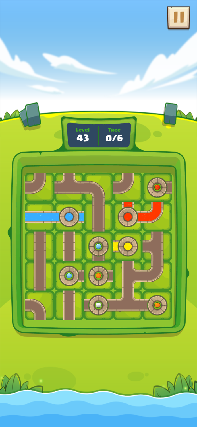 Water Connect - Trees Puzzle