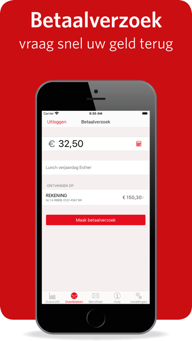 Zakelijk Mobiel Bankieren Screenshot