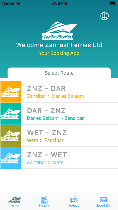 Zan Fast Ferries Screenshot