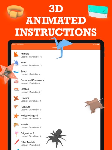 Animated 3D Origamiのおすすめ画像1