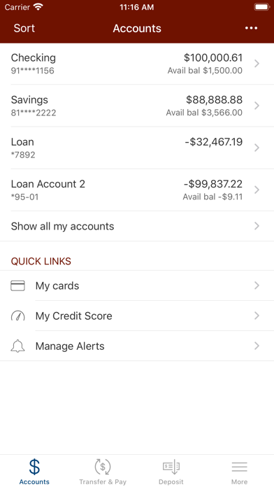 Downriver Credit Union Screenshot