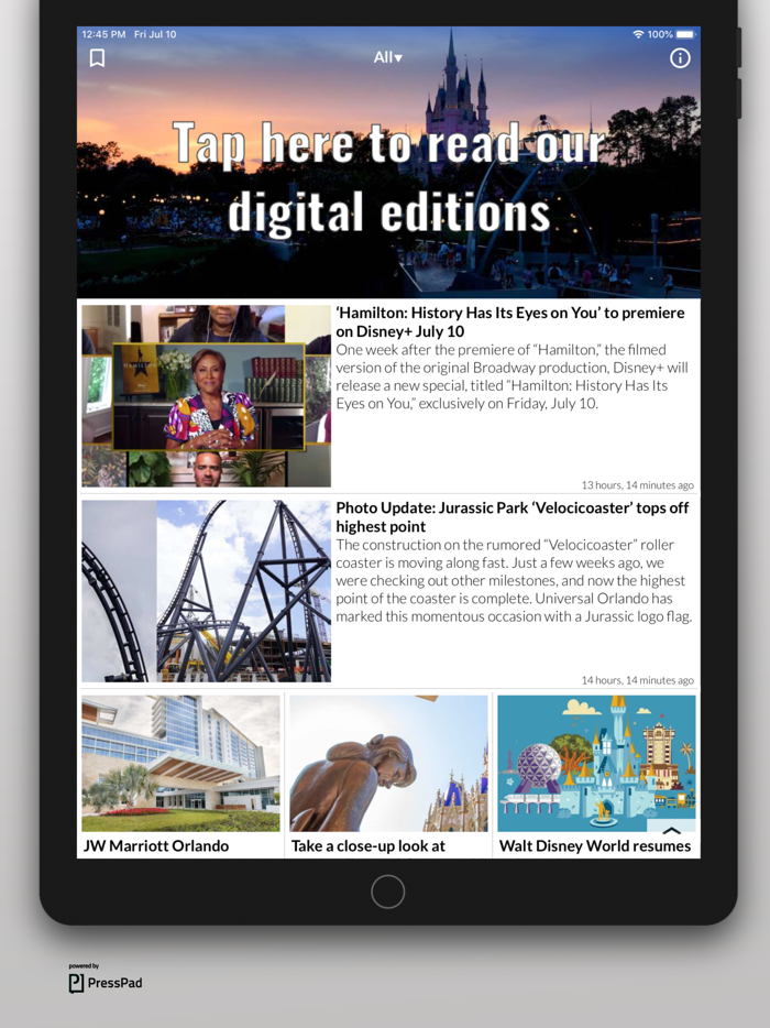 Attractions Magazine app