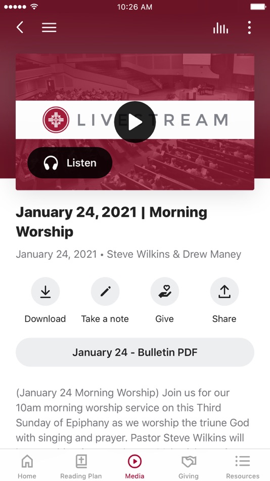 #3. Church of the Redeemer App (iOS) 来自: Church of the Redeemer (Apps)