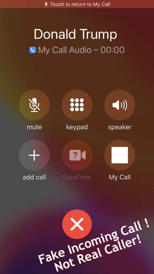 #2. My Call-Prank Call App (iOS) โดย: Beijing Deep Touch Technology Co., Ltd