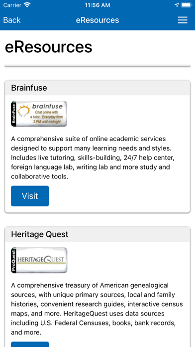 Harford County Public Library Screenshot