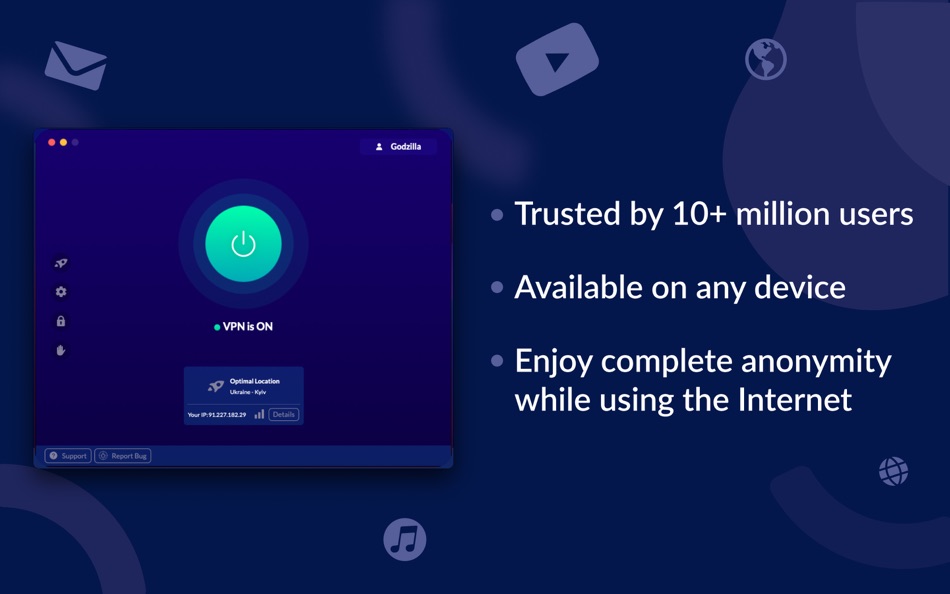 #1. VeePN™ - Secure Shield (macOS) 由: Veepn Corp