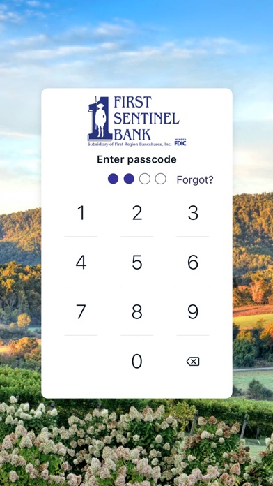 First Sentinel Bank Screenshot