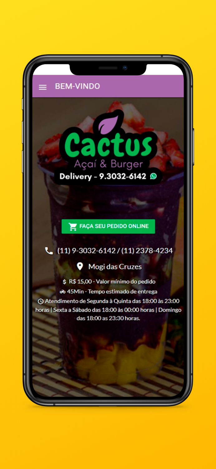 Cactus Açaí Burger