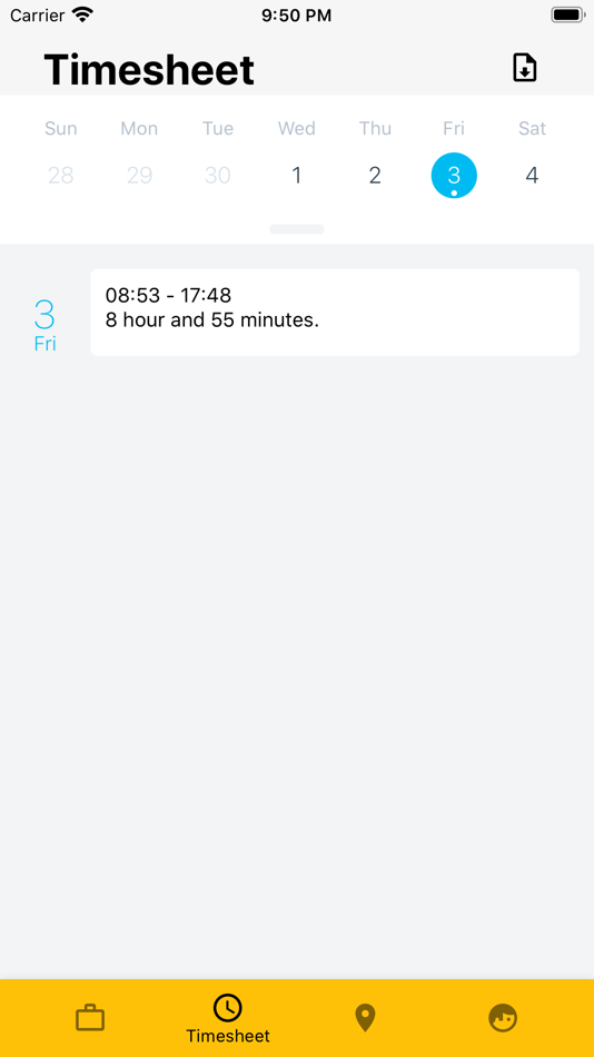 #7. Bee Two Timesheet (iOS) 게시자: Bee Two GmbH