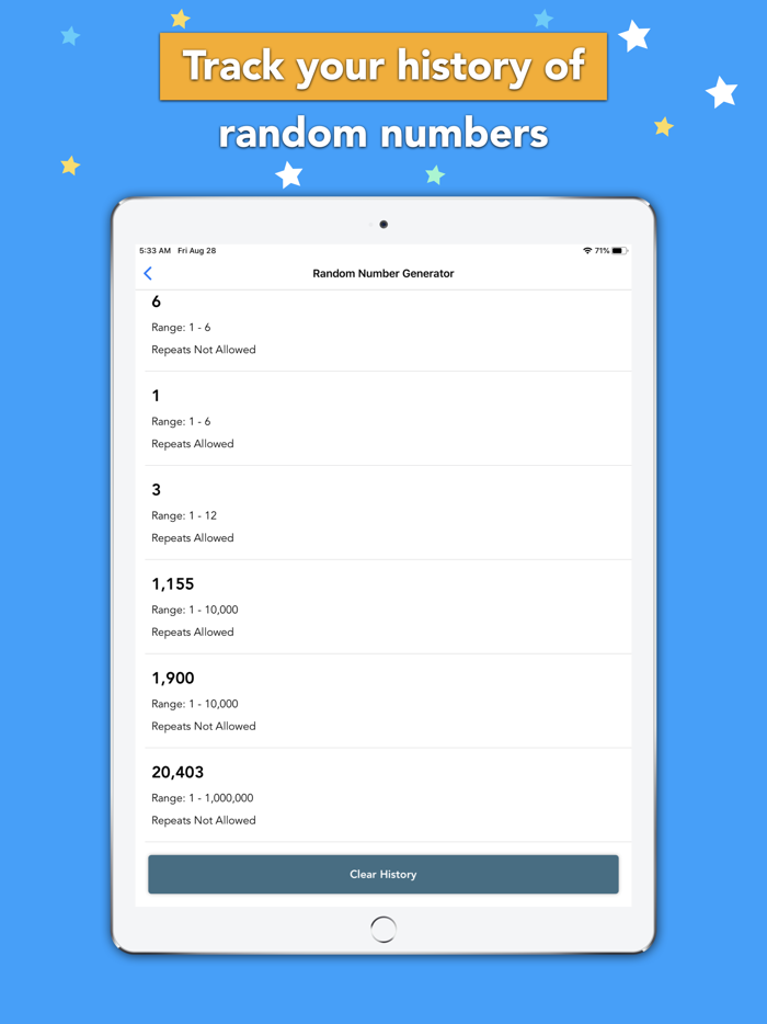 Random Number Generator Tool