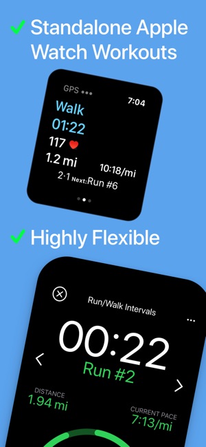 apple watch run walk intervals