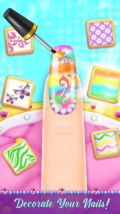 Nail Salon Fashion Girls Game screenshot-7