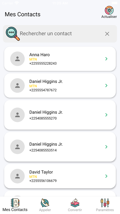 BlouContact Screenshot