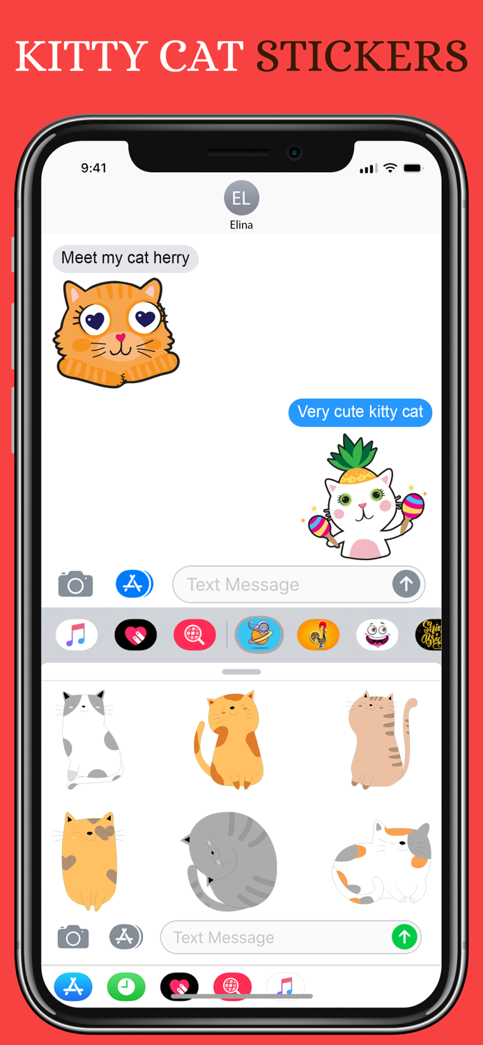 Kitty Cat Stickers Pack