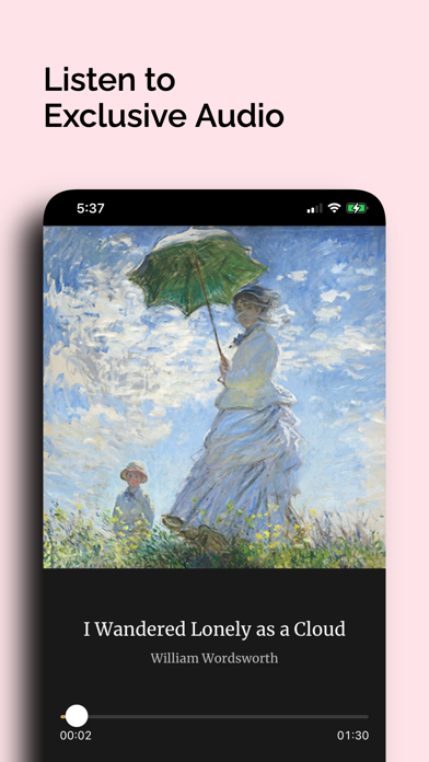 Poeta: Daily Audio Poems Screenshot